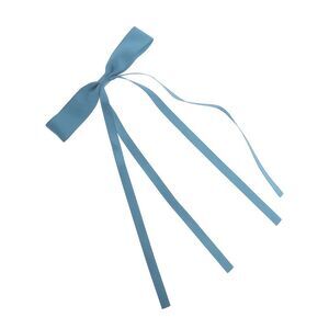 Fashion Double Bow Hair Clips Blue